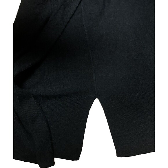 Nordstrom Halogen Open Front Cardigan Womens (S) + Pockets, Black Stretch - Picture 6 of 7